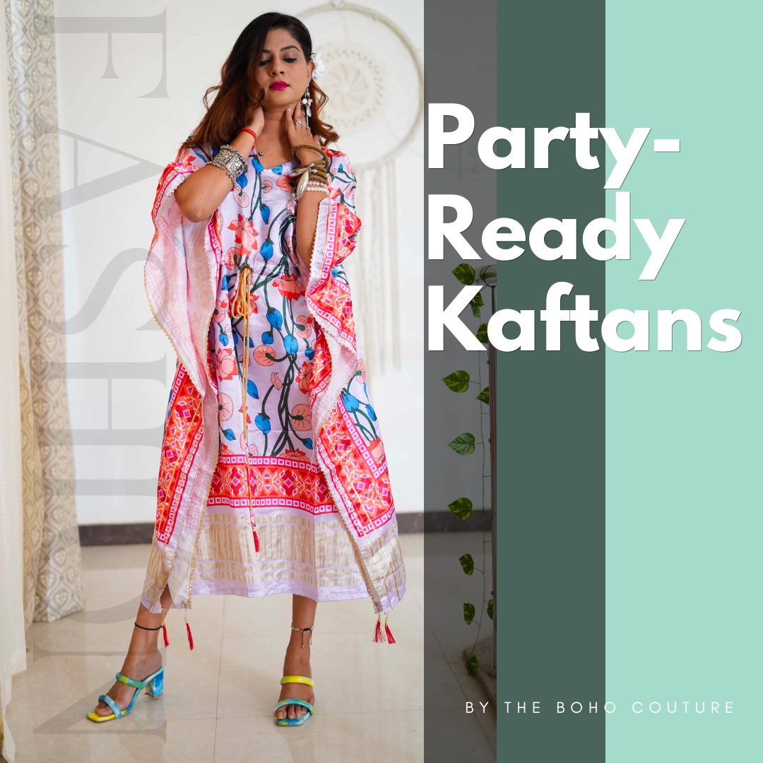 Stunning in Colourful Cotton: Party-Ready Kaftans for a Chic Summer Wardrobe