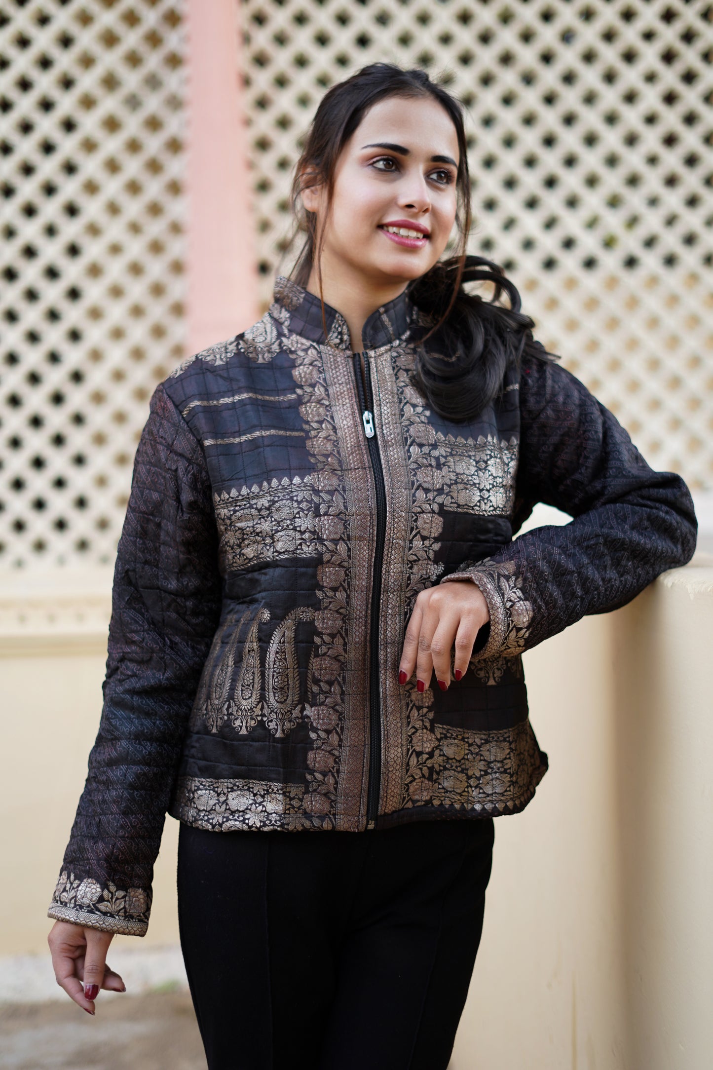 Brocade jackets -Black & Gold