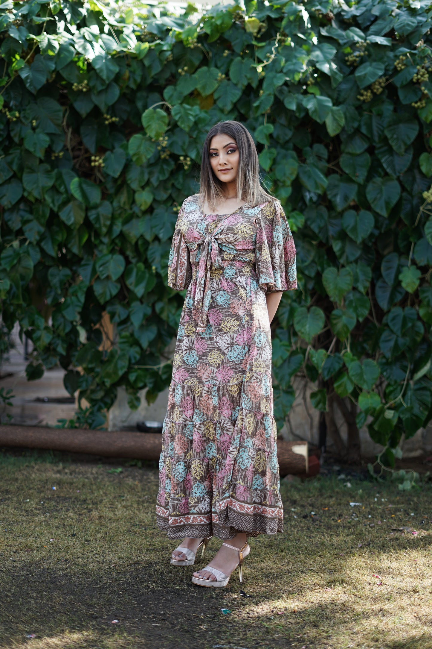 Long Brown Summer Dress