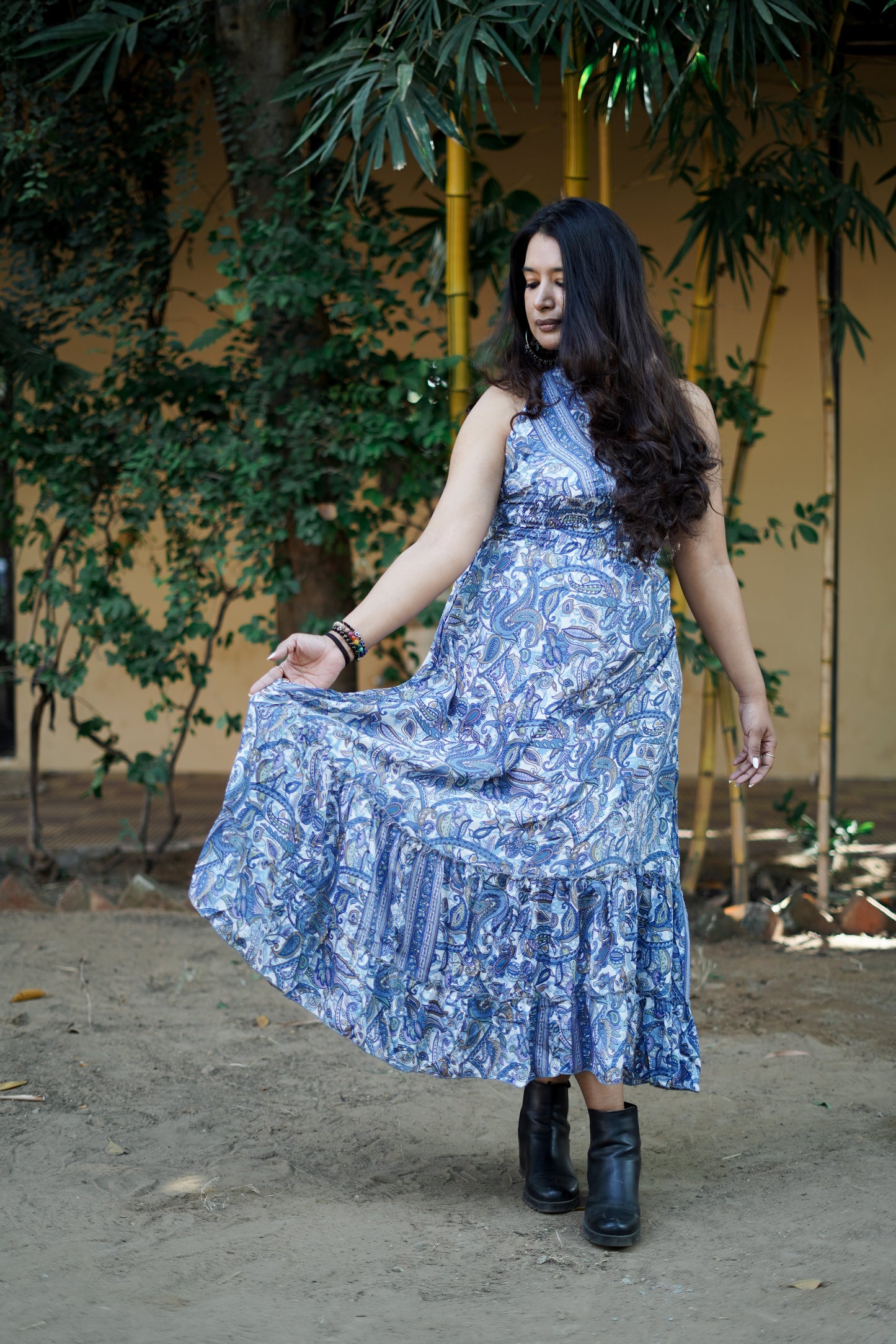 Blue Long Dress