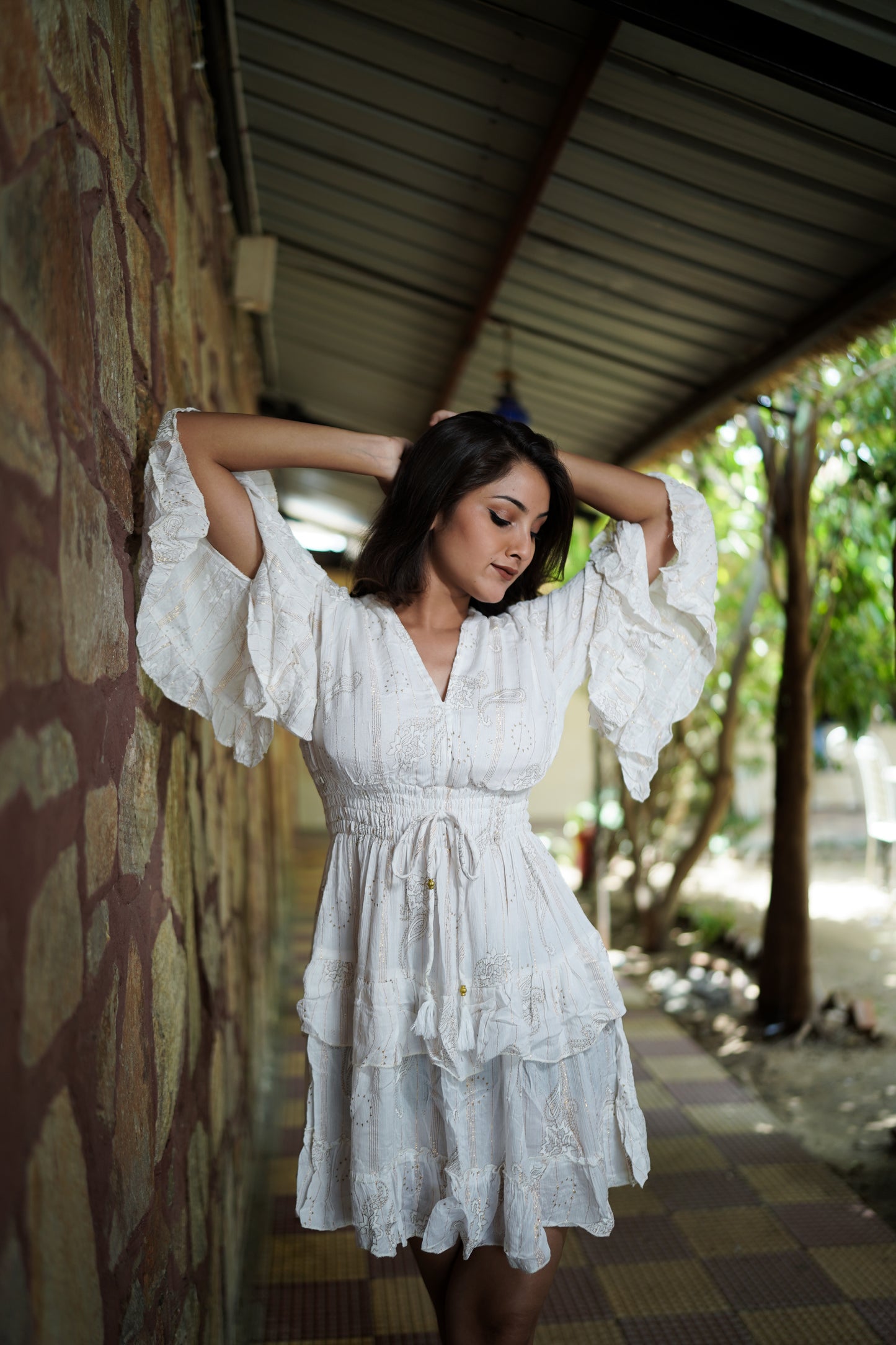 White Short Summer Dress