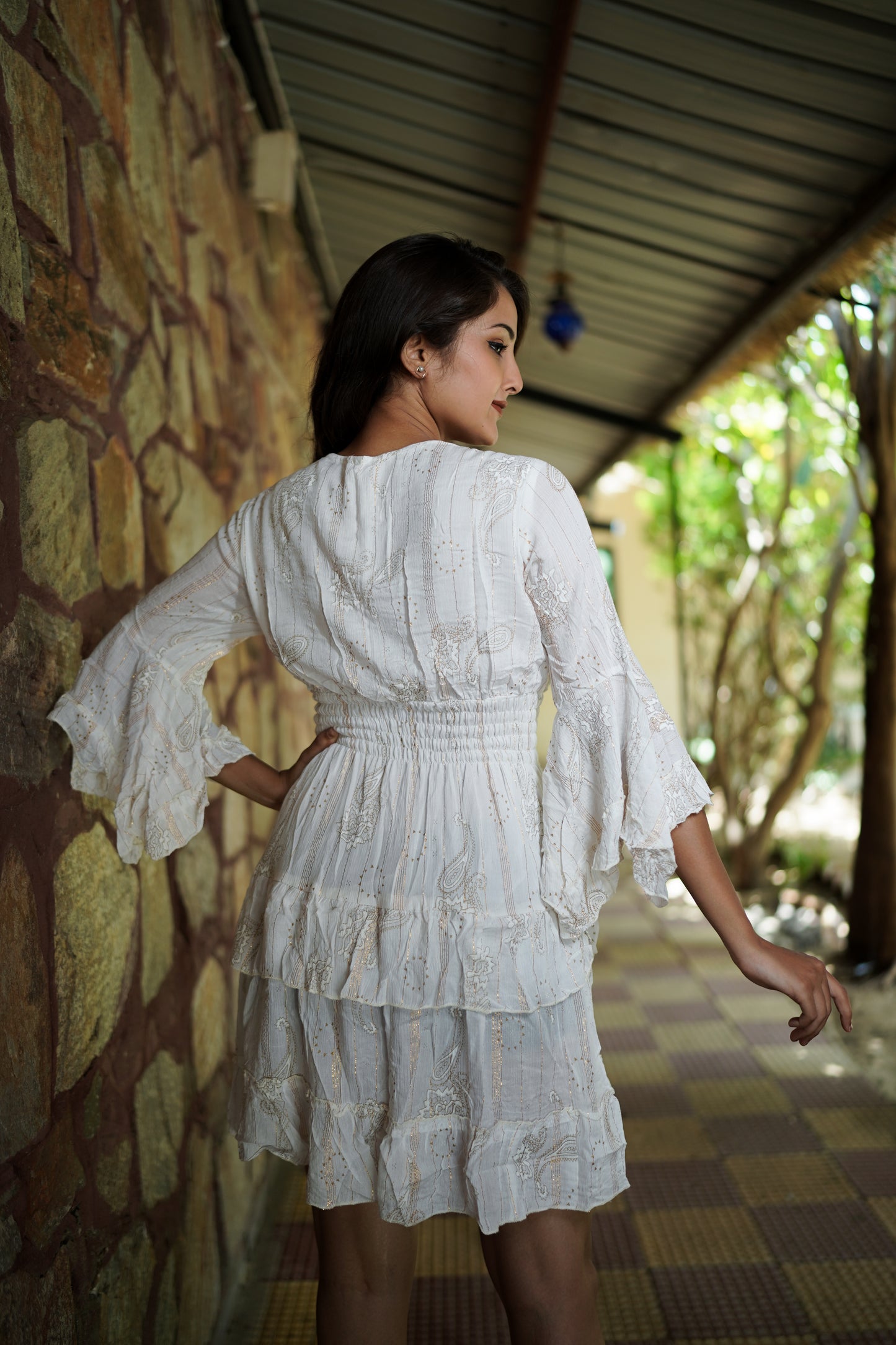 White Short Summer Dress