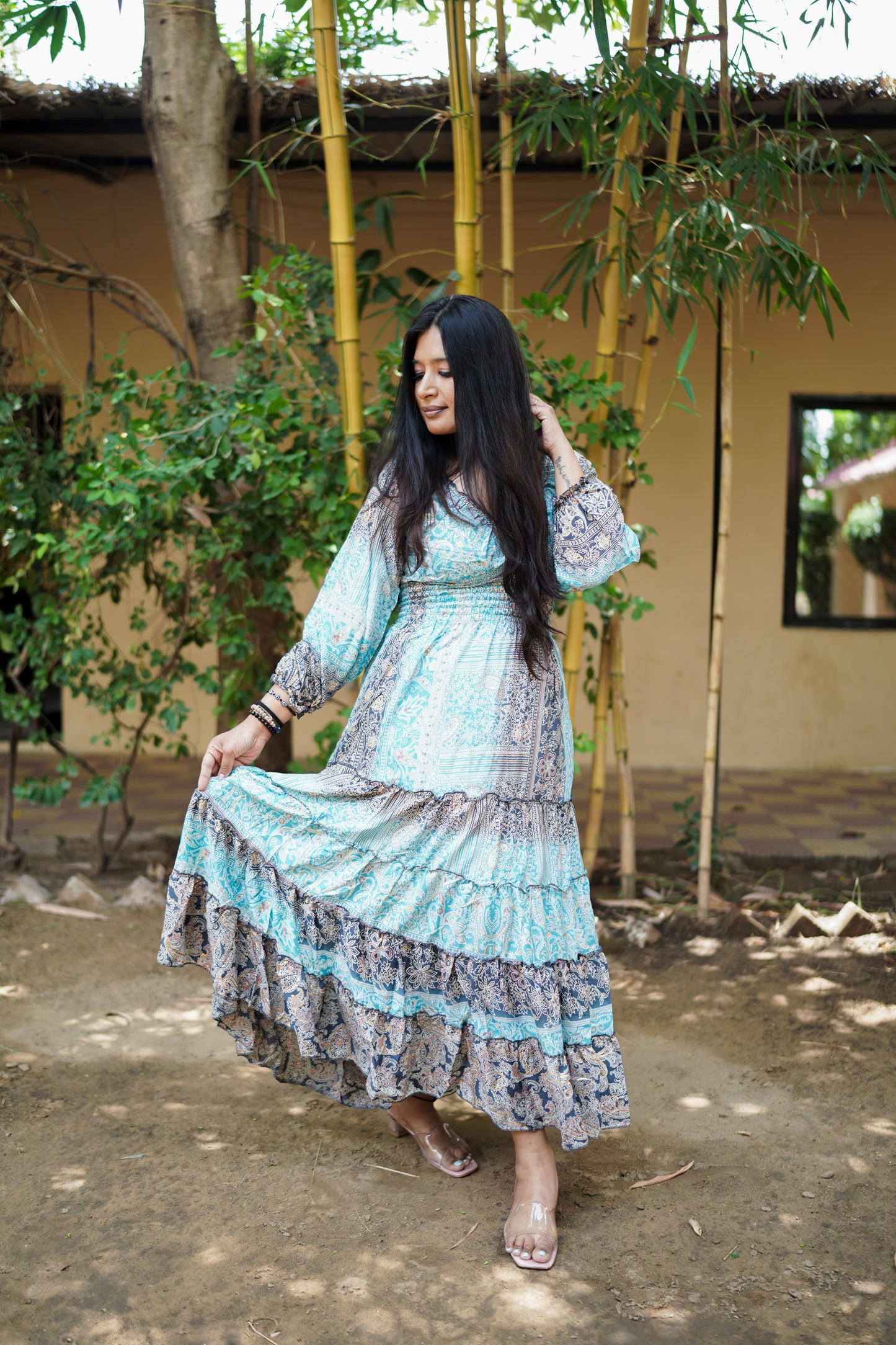 Summer Blue Long Dress