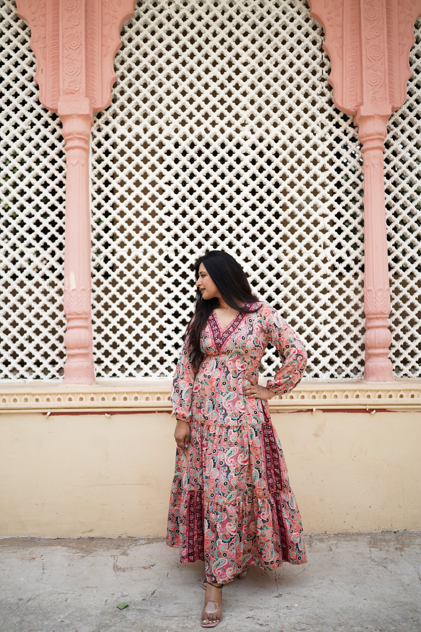 Summer Pink Long Dress