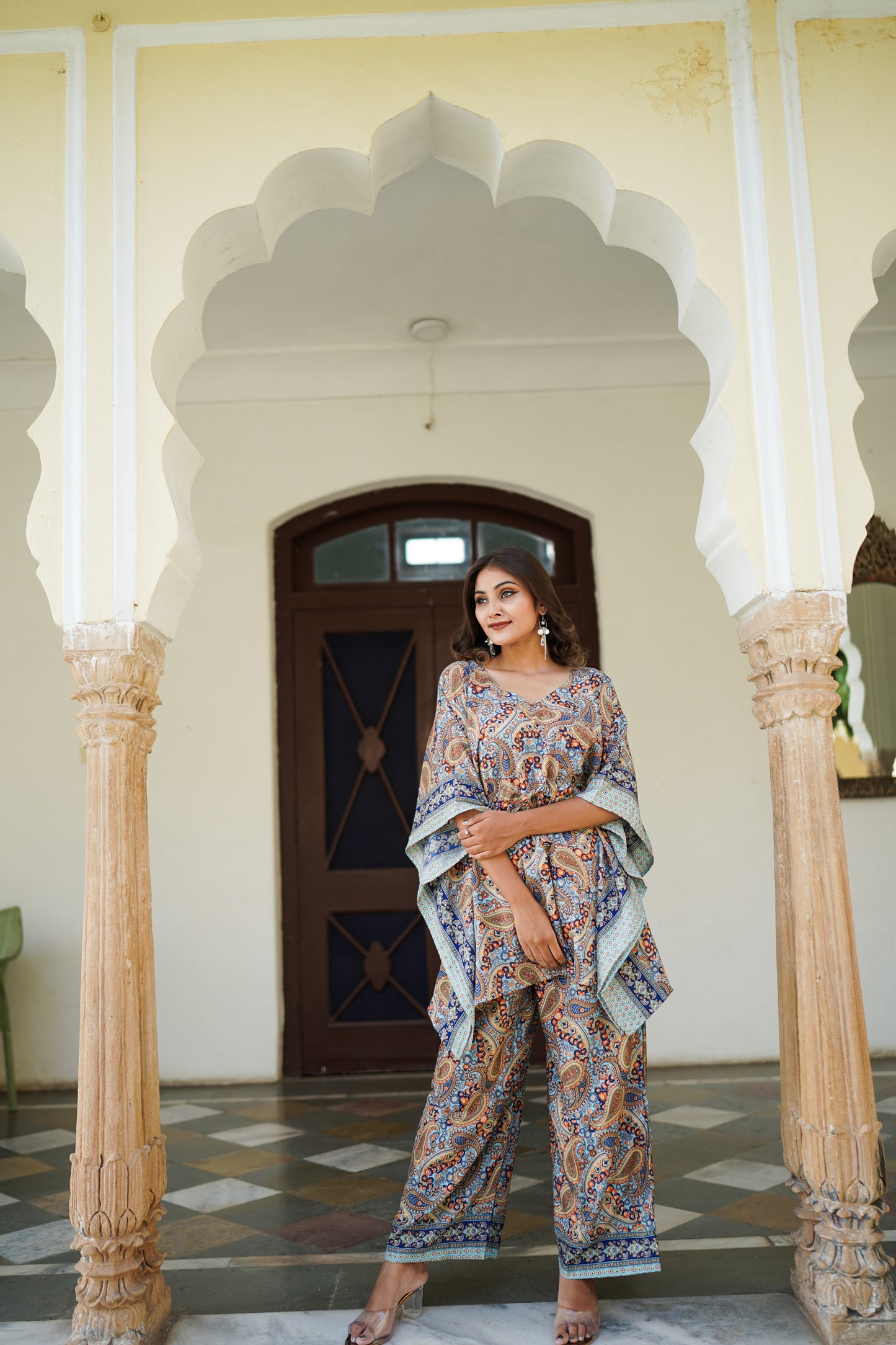 Kaftan Co-ords Blue