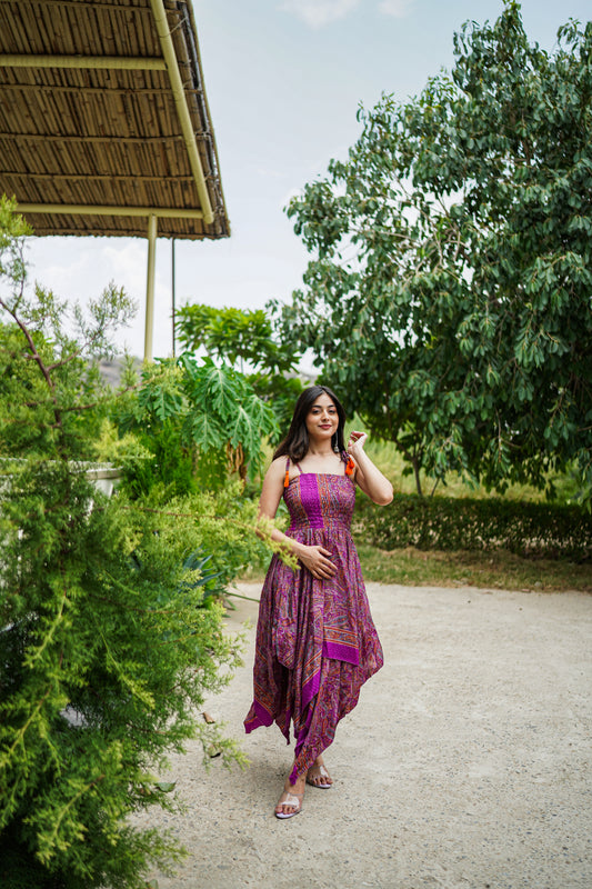 Dark Pink Summer Dress