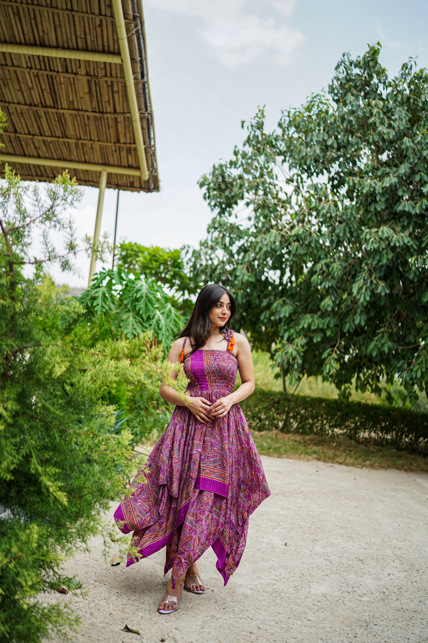 Dark Pink Summer Dress