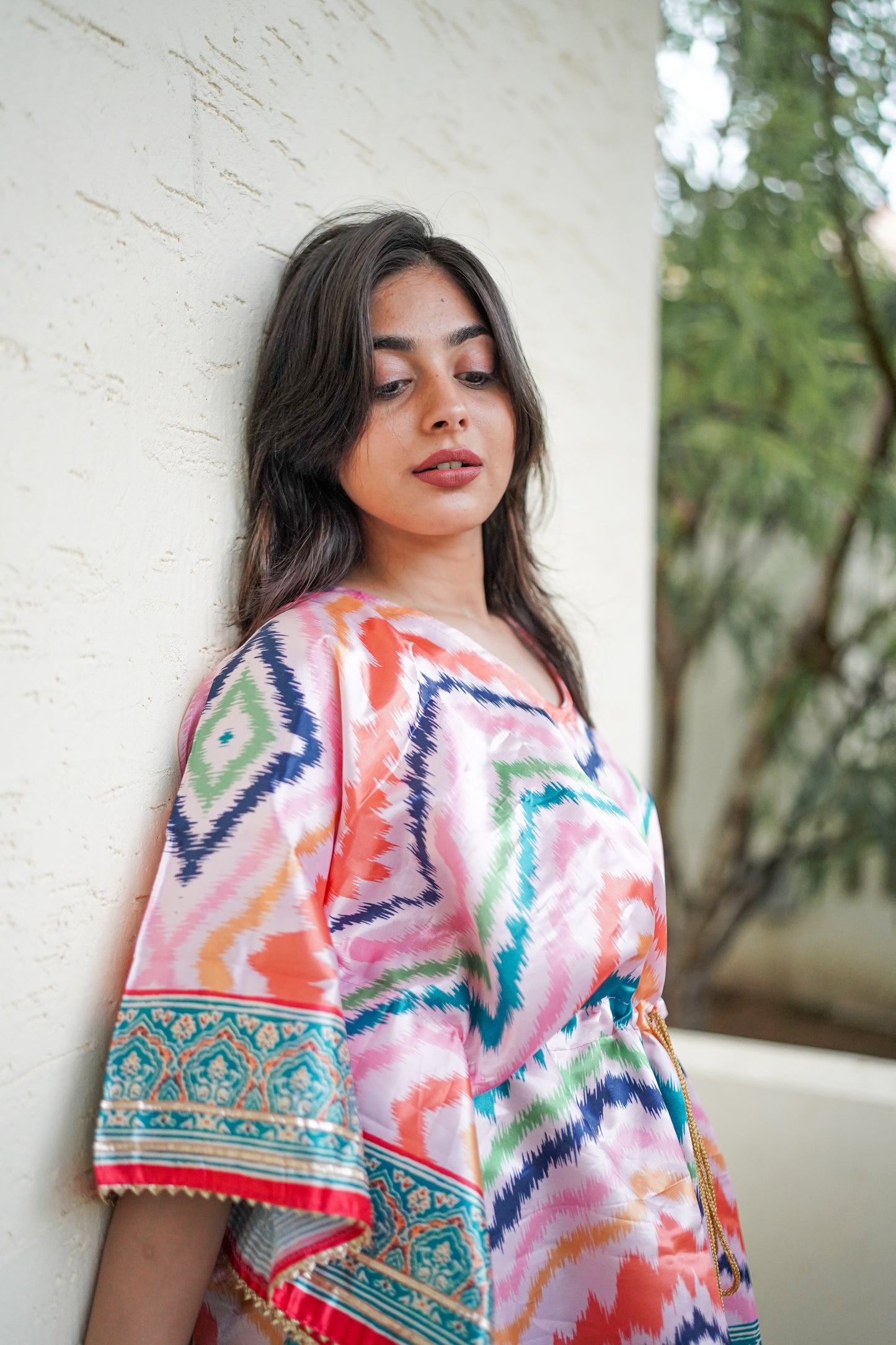 Colourful Party Wear Kaftan